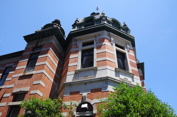 横浜開港記念会館（時計台）のある風景