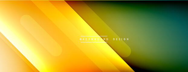 Dynamic lines abstract background. 3D shadow effects and fluid gradients. Modern overlapping forms