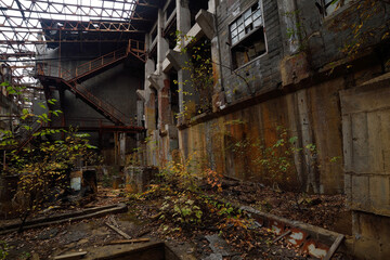 Fototapeta na wymiar 鉱山施設の廃墟