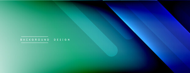 Dynamic lines abstract background. 3D shadow effects and fluid gradients. Modern overlapping forms