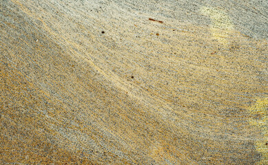 Dirty foam on the river water surface
