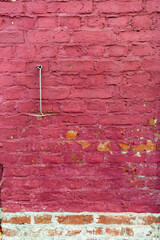 Old red pink orange brick wall.
