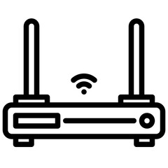 Wifi outline style icon