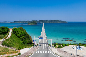 Obraz premium 北長門海岸国定公園角島大橋 山口県下関市