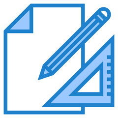 Design blue style icon