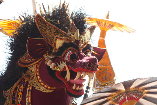 Preparation for a Ngaben or cremation ceremony, Ubud village; Bali, Indonesia,