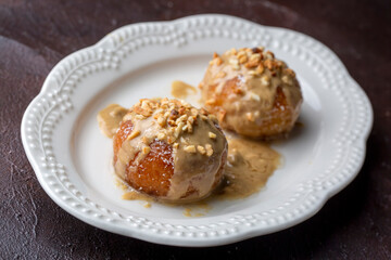 Traditional delicious Turkish dessert, Turkish name; Kemalpasa tatlisi
