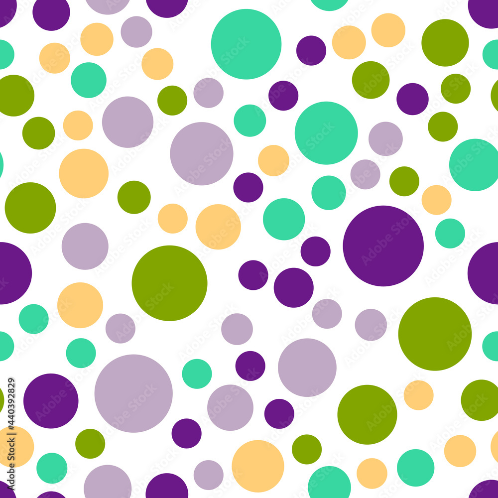 Poster simply seamless geometric pattern with circles. abstract background texture.