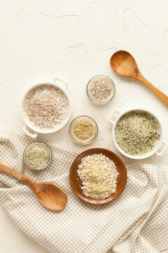 aromatic salt with herbs and spices, delicious cooking salt