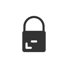 Lock solid icon.