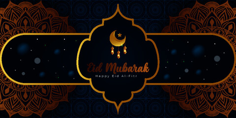 Eid Al-Fitr  mubarak islamic design Luxury mandala background with golden arabesque pattern Arabic Islamic east style.
