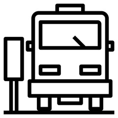 bus line icon