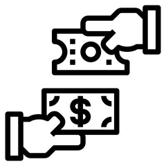 exchange line icon