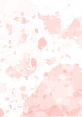 Terrazzo modern abstract template. Pink texture