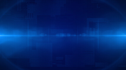 Big Data Digital Technology Particle Wave Fluid Flowing Illustration Organic Pattern Background.