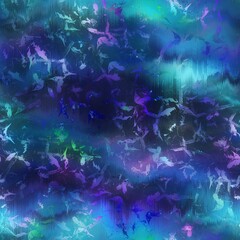 Seamless iridescent rainbow light pattern for print. High quality illustration. Swirly mix of pastel colors resembling holographic foil. Fantasy spectrum mermaid fantastical pattern for print.