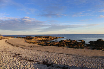 Sunset over the sea, France Brittany, June 2021