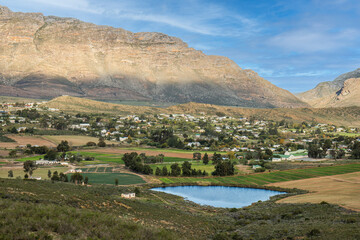 Barrydale village town on Route 62 in the western cape South Africa