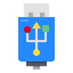 usb flat icon
