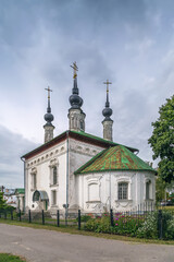 Fototapeta na wymiar Tsarekonstantinovskaya church, Suzdal, Russia
