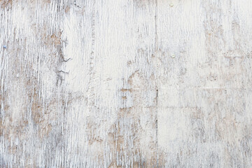 A rough white wooden background, copy space.