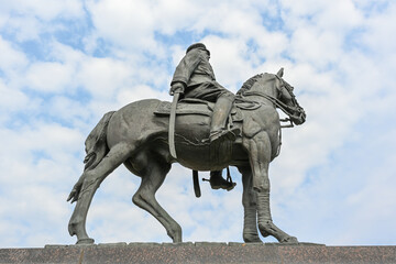Monument to K.K.Rokossovsky. Konstantin Rokossovsky played a significant role in the victories in...