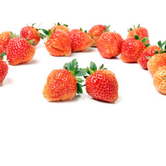 strawberry isolated over white background