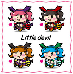 小悪魔の女の子 /ハロウィン