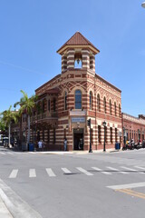 Fototapeta premium Key West Florida architecture geometric design in brick 