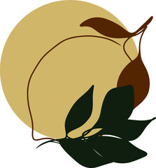 vector art with lemon