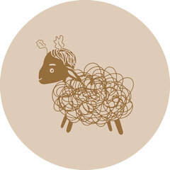 vector sheep