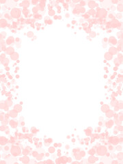 Bokeh Frames illustration for various usage, circle shapes, invitation, baby shower, celebration card, wedding,