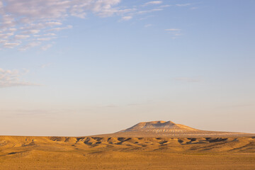 Hills of Mangystau Province, western Kazakhstan, close to the town of Shetpe.