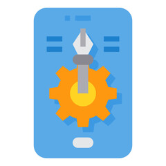 Smartphone flat icon