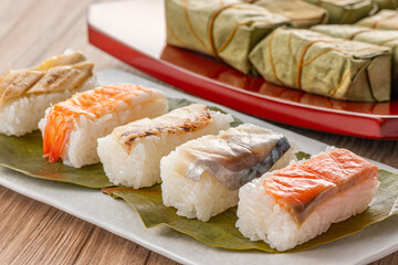 柿の葉寿司　寿司