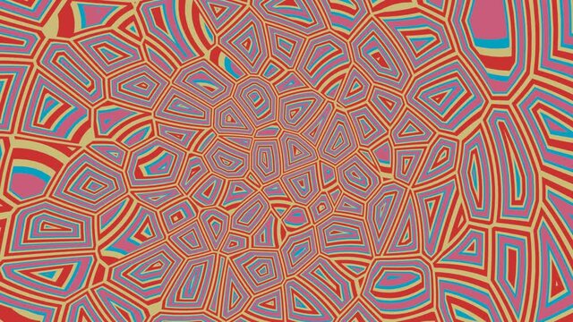 animation of an abstract fractal background with  looping