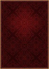 Abstract red vertical template