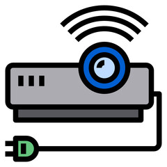 projecter line icon