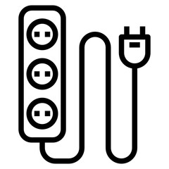 plug line icon