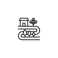 Urban Greening icon in vector. Logotype