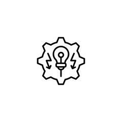 Energy Development icon in vector. Logotype