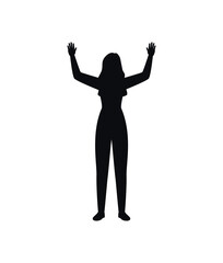 woman silhouette icon