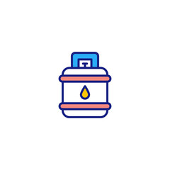 Gas icon in vector. Logotype