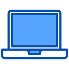 Reaction blue style icon