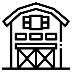 barn line icon