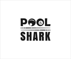 Pool shark, Billiards Pool Svg,  Billiards Pool Design, Billiards typography design