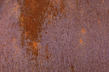 Rusty sheet of metal. Rust texture. Industrial background. Metallic texture.
