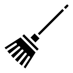 broom glyph icon