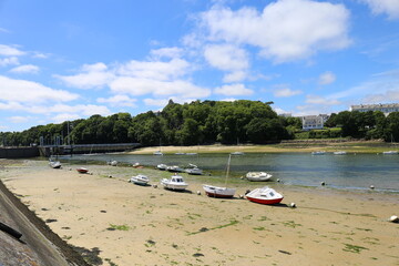 Obraz premium City of Douarnenez, France Brittany, June 2021