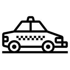 taxi line icon